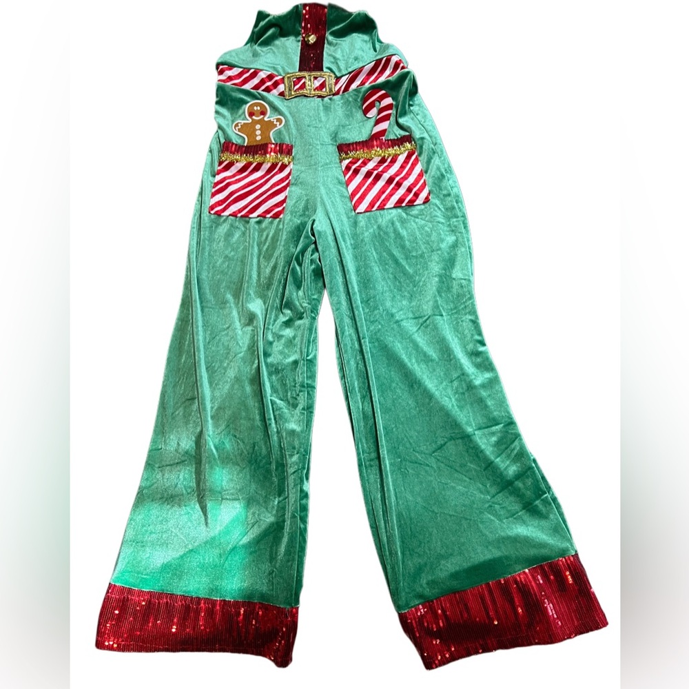 Ladies Festive Elf jumpsuit